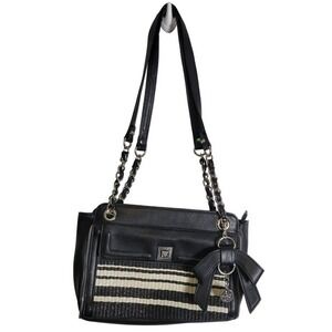 Jessica Simpson Shoulder‎ bag-Black/White